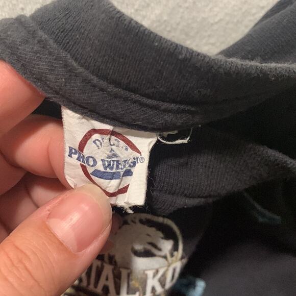 Mortal Kombat Vs DC universe mens XL black short sleeve shirt y2k superhero rare - Picture 4 of 7